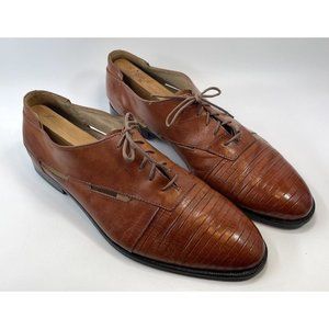Stracam Men Shoes Loafers Slip-Ons Brown Leather Made in Italy, Size US 10.5